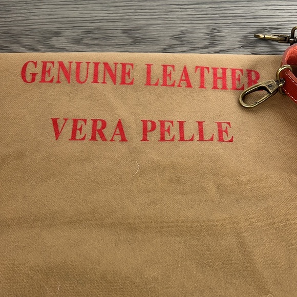 VERA PELLE Leather Travel Bag Duffel Overnight - Picture 7 of 16